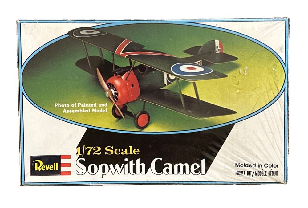 Revell H-628 Sopwith Camel Model Kit 1/72 Scale 1978 Brand New & Factory Sealed
